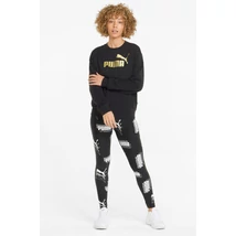 Puma Ess+ Metallic Logo Crew (pamut pulóver)